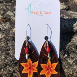 Daylilies w/Sterling Silver & Coral