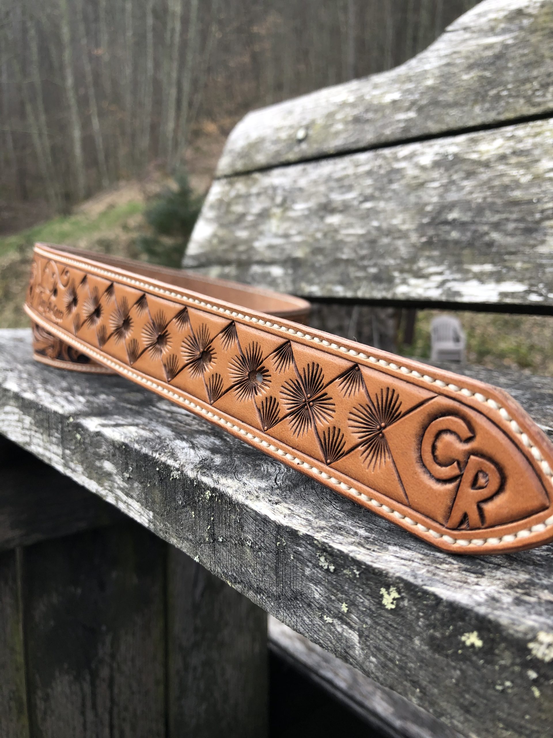 Pin Cushion Leather Tooling