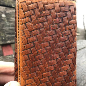 Customer Leather Tri-Fold Wallet