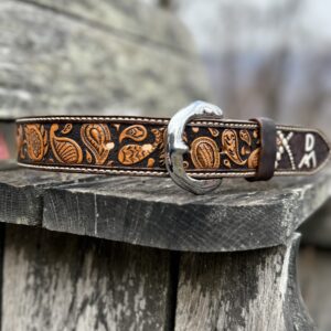 Kids Custom Tooled Belt