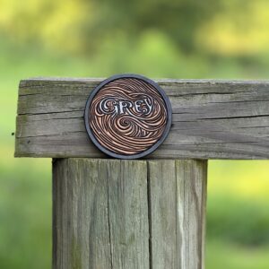 Custom Tooled Leather Coasters