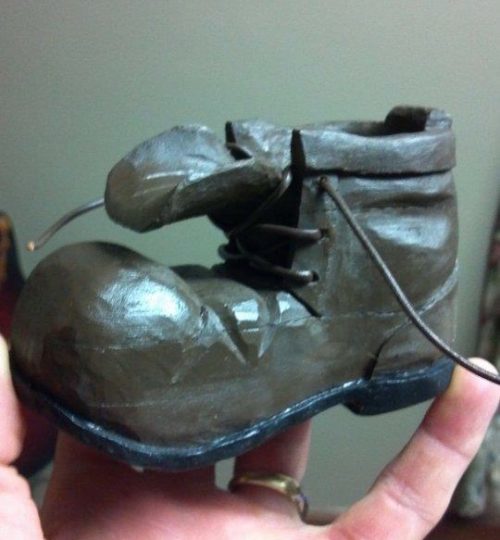 Shoe Tooth Pick Holder