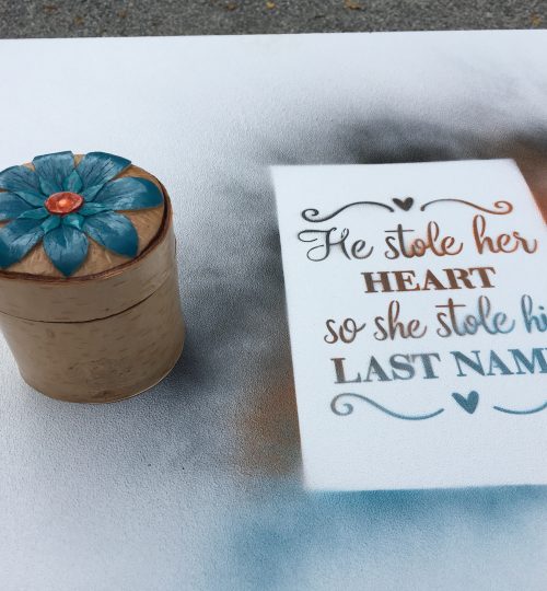 Custom Wedding Ring Box