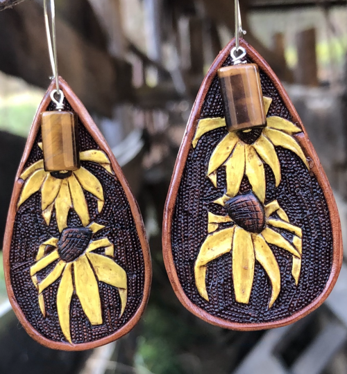 Black Eyed Susans w/Tiger's Eye